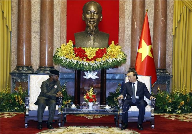 President Nguyen Xuan Phuc receives Vice President of Nigeria